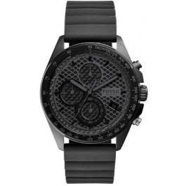 Watch strap Fossil CH3080 Silicone Anthracite grey 22mm